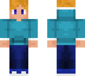 me with blue