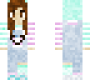 mismatching panda girl with hoodie