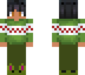 so i made a christmas version of my skin im gonna make one for each holiday