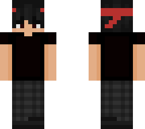 black and red