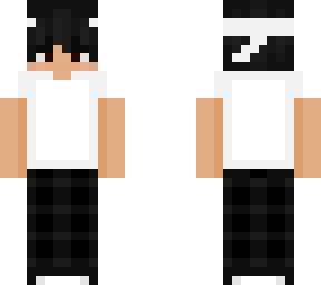 black and white