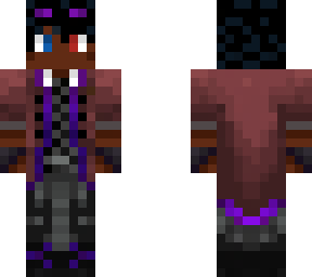 black steampunk boy purple