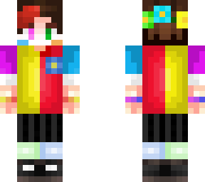 colorful clown atom