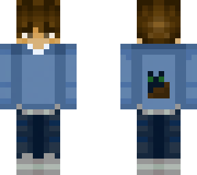 fixed blue bro sweater idk bru