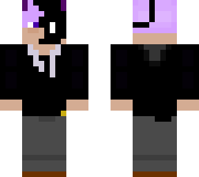 horned boy with mask