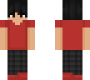 red and black