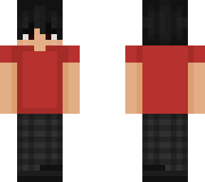 red and black