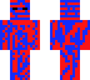 red and blue roja y azul