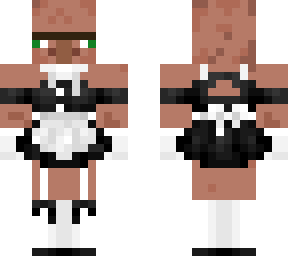 villager in maid outfit