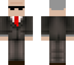 blind guy in a suit