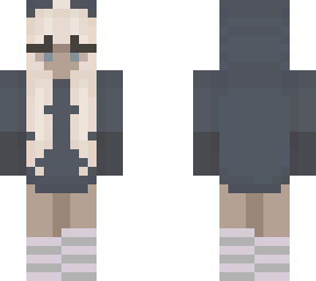 blonde hoodie girl