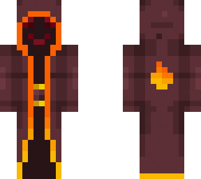 flame wizard with creepy smile