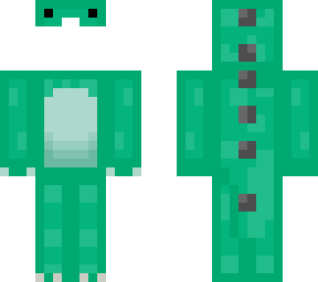 my dino suit green