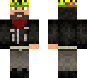 negan with techno crown