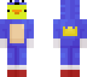 sonic-duck onesie