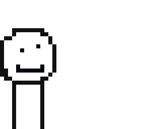 white dream skin but with silly face