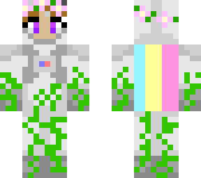 astronaut girl flower vines