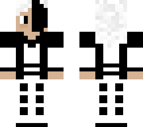 black and white masked boy
