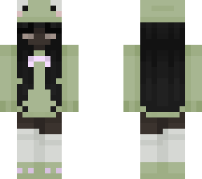 cute frog girl (melanin)