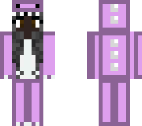 cute lavender dino girl (melanin)