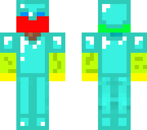 fake diamond armor + skin