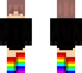 femboy with rainbow socks
