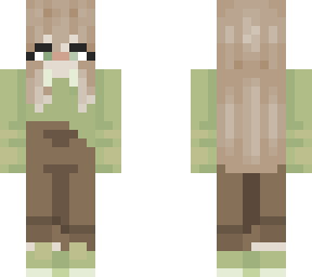 green with horns