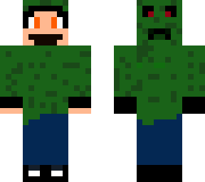 human with creeper jacket
