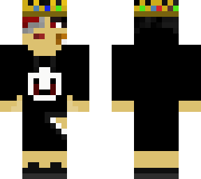 my oc with technoblade crown