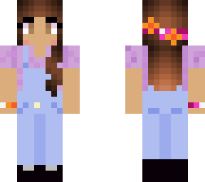 overalls with pride flower crown
