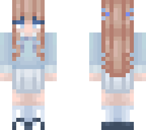 pastel blue casual