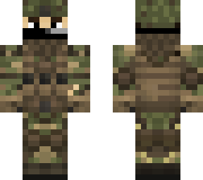 woodland combat soldier