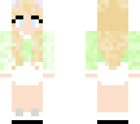 blonde lime with kitty ears