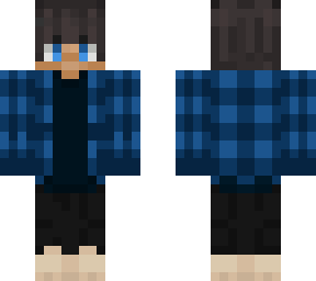 blue jacket man