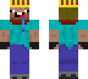 dupernoob with gloves and crown