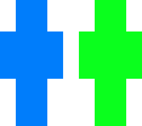 each side deferent colour