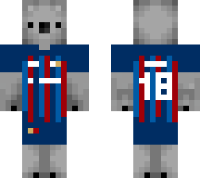 koala con playera de el barcelona