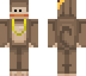 monke with chain