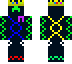 monster_1225 with technoblade crown