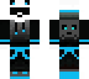 panda azul