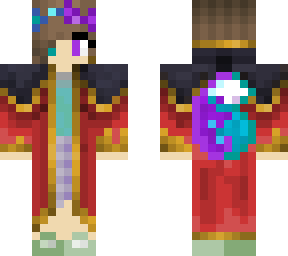 purple blue wolf migrator cape thing +tail