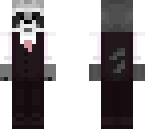 raccoon in a suit (pink)