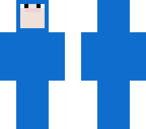 blue man
