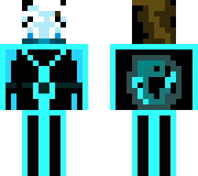 blue tech man