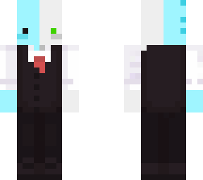 cyan axolotl & white enderman
