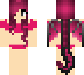 dragon girl in bikini