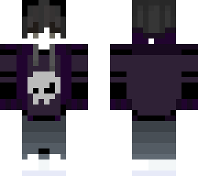 emo skull sweater