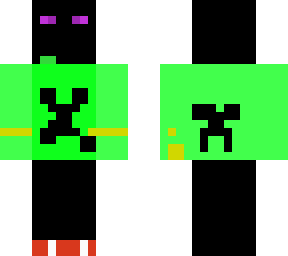 enderman with hoodie and sonic shoes