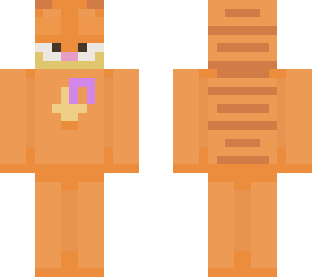 garfield but with cancer research ribbon