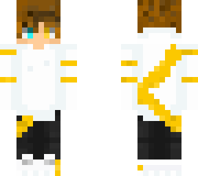 tgk skin with white and gold attributes